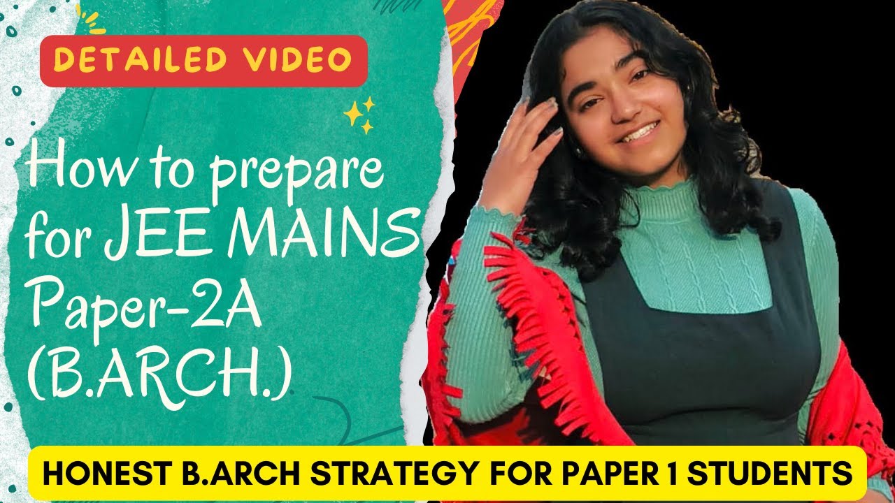 Not Good at Drawing?How I Cleared JEE B.Arch?JEE Main Paper 2A for Paper 1 Students, Honest Strategy