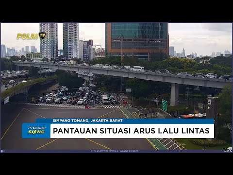 NTMC POLRI - PANTAUAN ARUS LALU LINTAS SIANG 08/12/2025