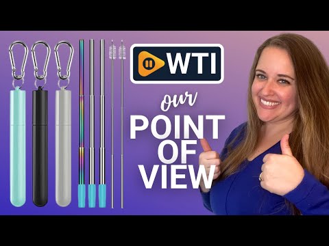 Funbiz Reusable Stainless Steel Straws - WTI product video review