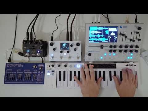 Ambient jam with Dreadbox Nymphes, Tasty Chips GR-1, Walrus Slöer, Meris LVX