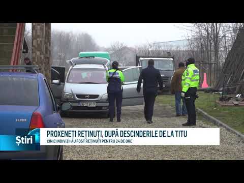 proxeneti retinuti dupa descinderile la titu