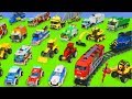 Excavator Tractor Fire Truck Garbage Trucks Police Cars Toy Vehicles For Kids