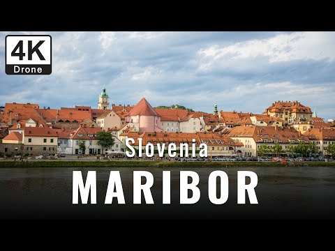 Maribor Slovenia 🇸🇮 | Historic City on the Drava River | 4K Drone Travel Vlog