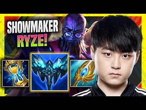 SHOWMAKER DESTROYING WITH RYZE! - DK ShowMaker Plays Ryze Mid vs Twisted Fate! | Season 11