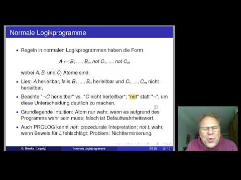 LogikSnapshot: Normale Logikprogramme, stabile Modelle und Antwortmengenprogrammierung
