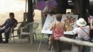 preview picture of video 'MangoNest.com - Thai Elephant Painting'