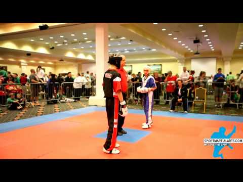 WKC Worlds 2014   Medal Rounds   Boys point sparring Team Scotland  v Team CAN