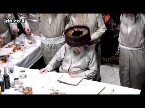 Lelov Rebbe Shabbos Erev Rosh CHodesh Iyar 5776 In Bnei Brak