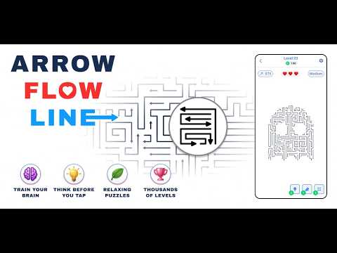 Arrow Flow Line Tap Out Puzzle