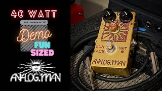 Video thumbnail for Analogman Sunface NKT Red Dot - Fun Sized Demo! by 40 Watt Podcast