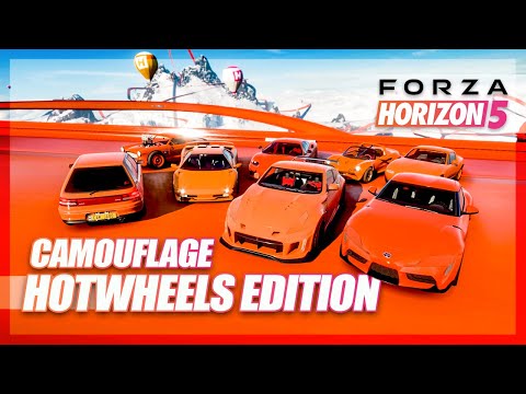 Forza Horizon 5 - Hot Wheels Camouflage! (Mini Games & Random Fun)