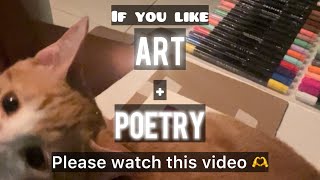 Creating art for your poems ✨A space for writers who like art