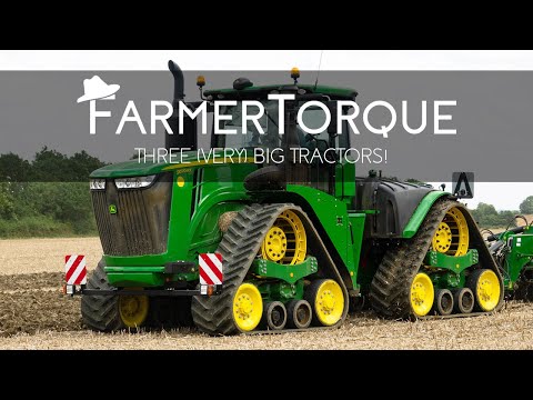 Three (Very) Big Tractors - John Deere 9570RX - Case Quadtrack 535 - Challenger MT855c