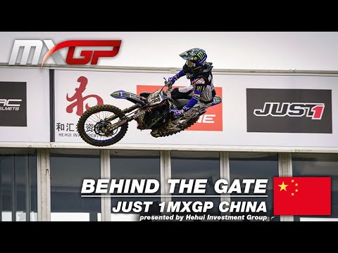 Behind the Gate 26min JUST1 MXGP of China 2019 presented by Hehui Investment Group #Motocross