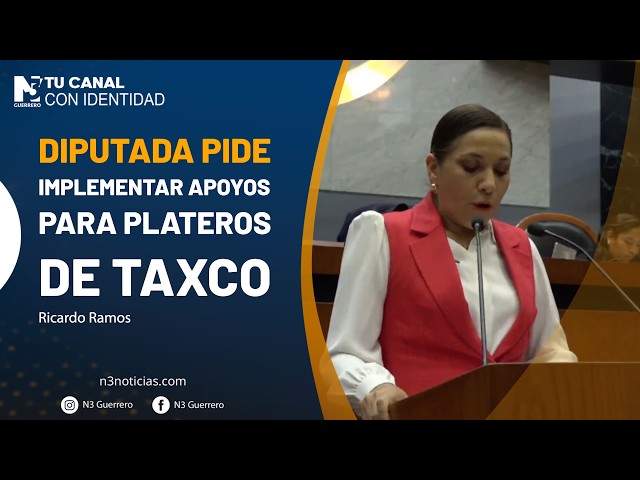 Diputada pide implementar apoyos para plateros de Taxco