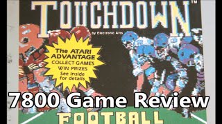 Touchdown Football Atari 7800 Review - The No Swear Gamer Ep 171