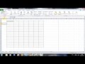 Microsoft Excel Grundkurs #001- Tabellen erstellen