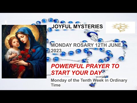 🔴 Rosary Monday Joyful Mysteries of the Rosary June 12, 2023 🌹Praying Daily🙏🏼