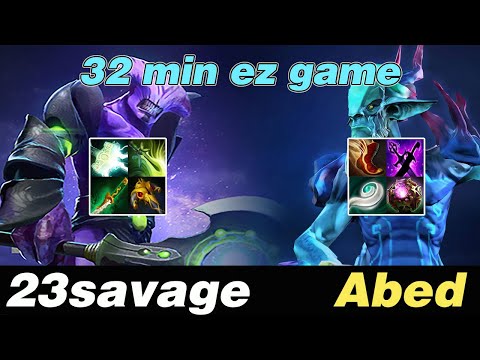 Abed [Leshrac] & 23Savage [Faceless] Top2 VS INYOURDREAM & Fervian | Dota 2 7.22g Pro Gameplay