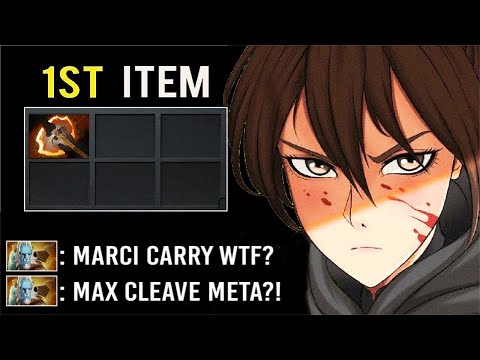 NEW IMBA First Item Battle Fury Marci Carry vs PL 3 Hits Team Wipe OP Top 10 Rank Gameplay Dota 2