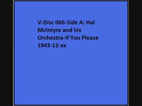 V-Disc 066 Side A Hal McIntyre and his Orchestra