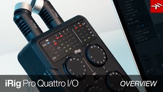 Video thumbnail for iRig Pro Quattro I/O Overview - 4-input professional field recording interface and mixer by ikmultimedia