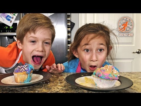 Kids Kitchen Real Recipes 2 - Kids Cooking Unicorn Cupcakes Pretend Play