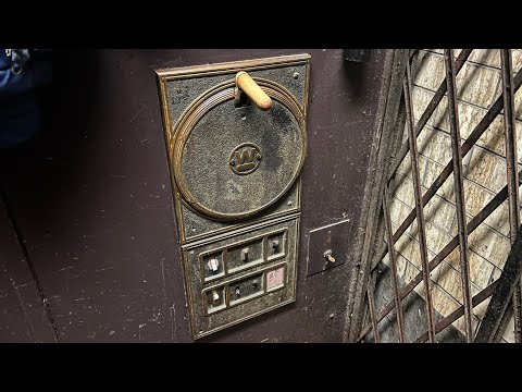 Scenic Manual Westinghouse Service Elevator at the former Rockefeller Building in Cleveland, OH