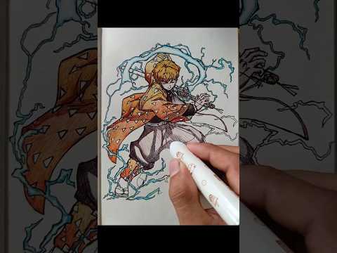 trio? inosuke, zenitsu, tanjiro, speed drawing #anime #drawing #demonslayer #animeart #art #sketch