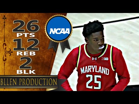 Derik Queen ('04) - 26 Pts, 12 Reb Highlights｜Maryland Terrapins vs Purdue Boilermakers｜2024.12.08