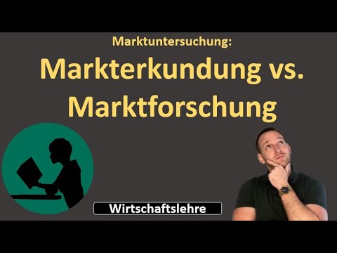Marktuntersuchung: Markterkundung & Marktforschung