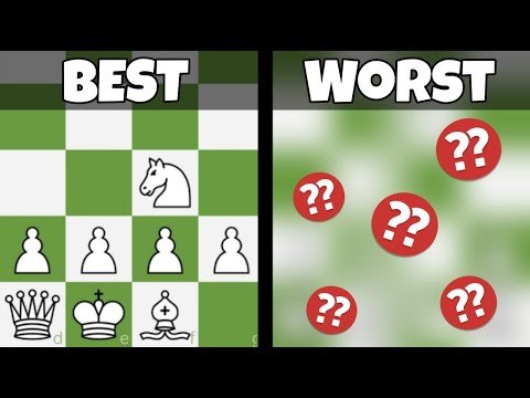 First BEST To WORST Chess Moves!