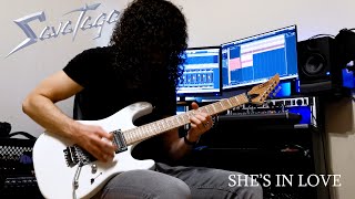 SAVATAGE   SHE&#39;S IN LOVE Guitar Cover