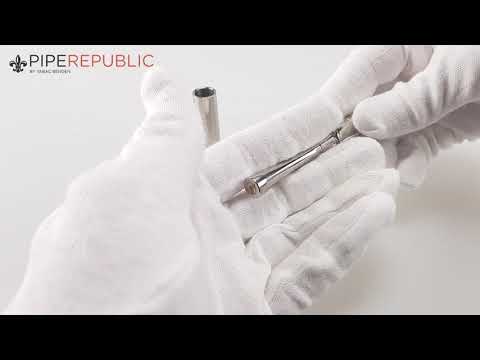 Dunhill - The White Spot Pfeifenstopfer TITANIUM Poliert (PA4133) 1 Stück / einzeln