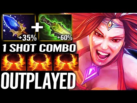 Lina 1 Combo = Instant Death - Dota 2 Magic Build 1st item Aghanim's Scepter