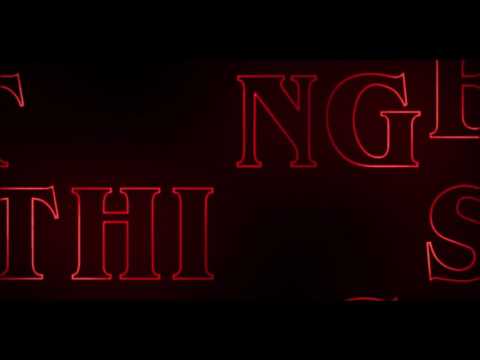 Stranger Things Opening for Digital Humanities