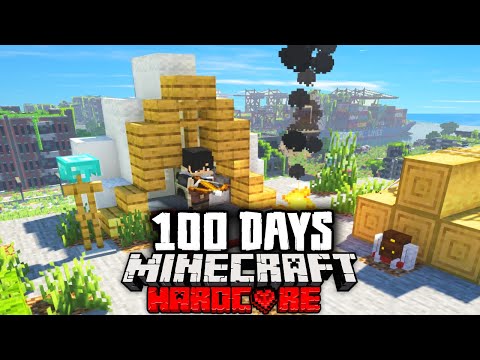 I Survived 100 Days in DayZ in Hardcore Minecraft