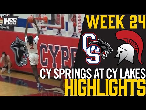 Cy Springs vs. Cy Lakes High Energy Showdown! Highlights and Scores