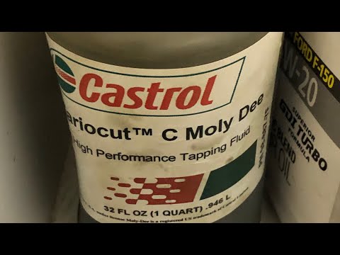 Hand tapping titanium