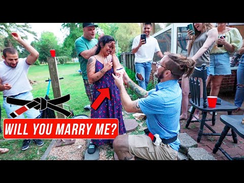 Black Belt Proposes to Girlfriend