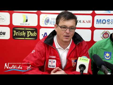Konferencja: Siarka Tarnobrzeg - Wisła Puławy 1:0 (1:0), 14.05.2016 HD