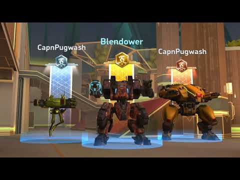 Blendower Mech Arena Gatecrasher mit Chain Gun 8 und Railgun 16