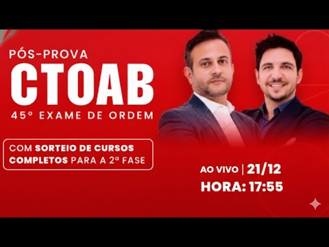 COMENTÁRIOS PÓS PROVA! Vem acompanhar nossa correção da prova!