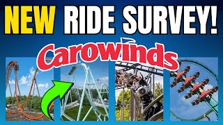 Carowinds SHOCKING NEW Ride Survey! Which Coaster Will They Get?