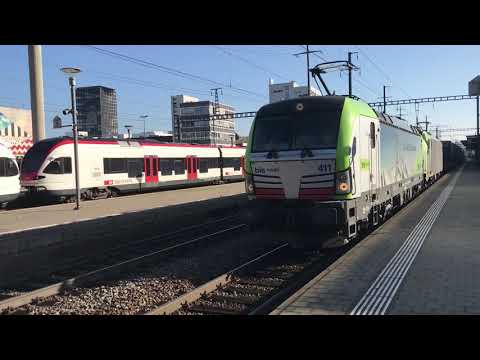 Zugverkehr/Trains at Pratteln 26.10.19