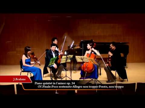Johannes Brahms / Piano Quintet in f minor Op.34 / Mad 4 Quartet