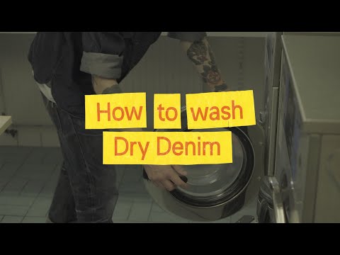 How to wash a pair of dry jeans | Nudie Jeans co