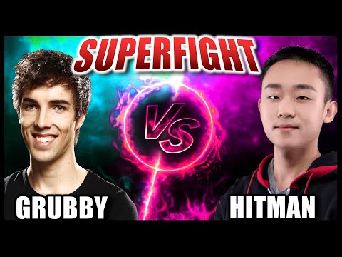 Grubby | WC3 | SUPERFIGHT vs Hitman - Blade + HH??