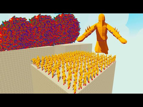 100x MUMMIES + GIANT MUMMY vs EVERY GODS l Totally Accurate Battle Simulator TABS