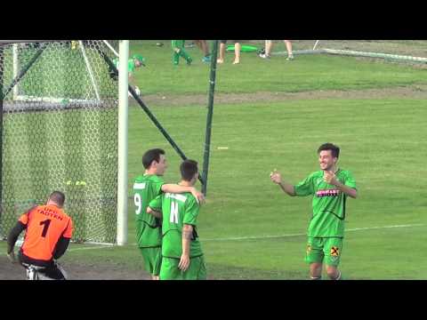 Stephan Grafl erzielt das 2:0 für den UFC St.Georgen gegen Tadten am 09.06.2013
